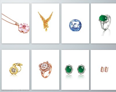 翡翠珠寶首飾PNG免摳素材