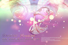 唯美首飾海報設計