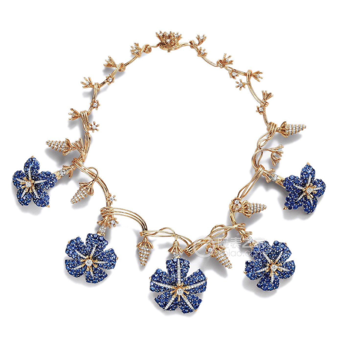 蒂芙尼Jean Schlumberger牽牛花項鏈 自然之美與藝術奢華的永恒交織